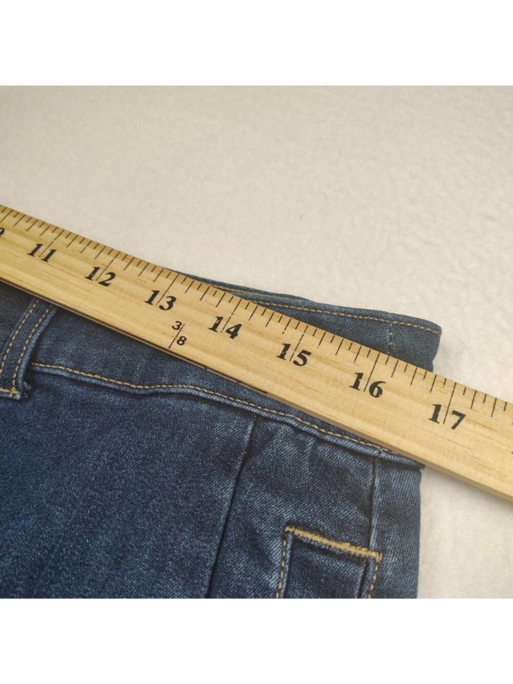 Christopher & Banks Denim Skirt Womens sz 10 Long Modest - Picture 9 of 9